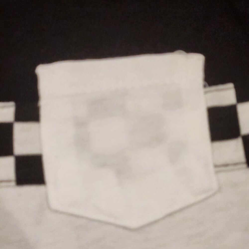 Boys Short Sleeve Pocket T-Shirt Size XS 4/5 Black And White Wonder Nation - Picture 2 of 5